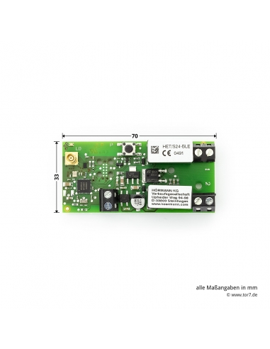 Hörmann HET/S 24 BLE 2-kanálový externý prijímač Bluetooth