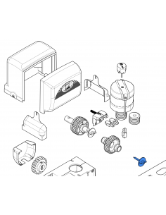 CAME skrutka mechanického odblokovania BX 2