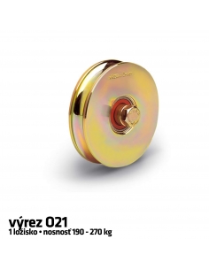 RollingCenter® Koliesko C45 s 1 ložiskom, výrez O21