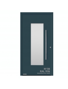 Dvere ThermoSafe motív 138 RAL 7016 matná