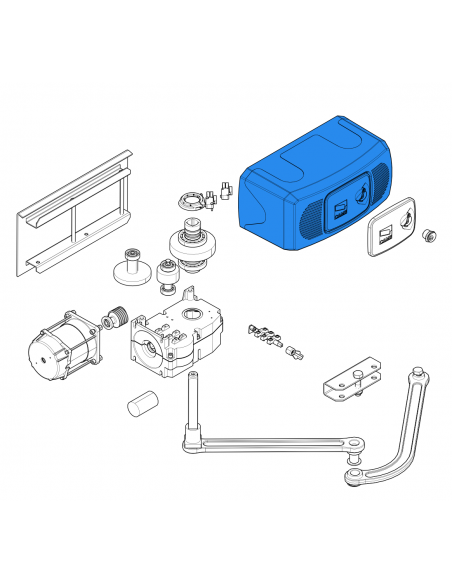 CAME kryt motora Ferni F1000/F1100/F1024