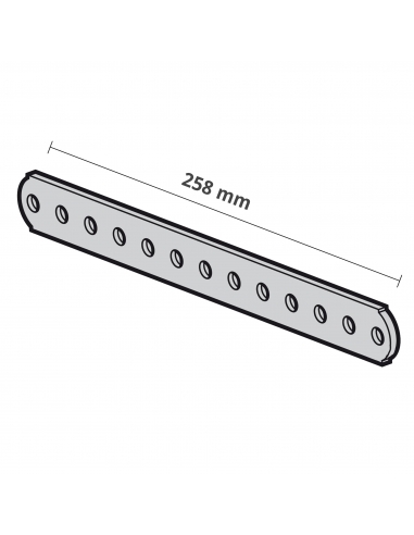 Hörmann unášač garážovej brány, priamy, dĺžka 258 mm