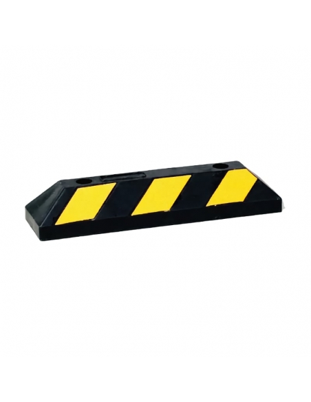 Parkovací doraz žlto-čierny, dĺžka 550, tvrdená guma