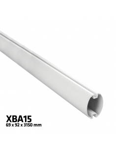 Nice XBA15 hliníkové oválne rameno 69 x 92 x 3150 mm vhodné pre závory MBAR/LBAR