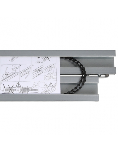 Hörmann 2-dielna vodiaca koľajnica FS 2 K