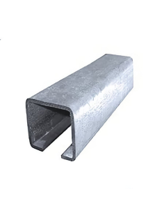 Spodný vodiaci C profil 80 x 80 mm, dĺžka 6000, zinkovaný