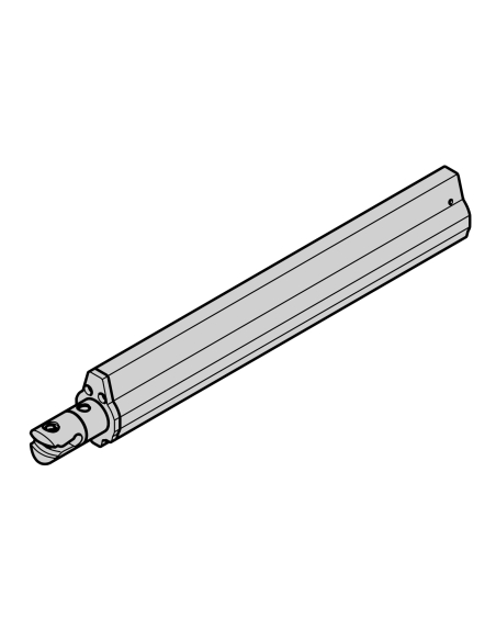 Hörmann vodiaci profil s krytom pre RotaMatic P