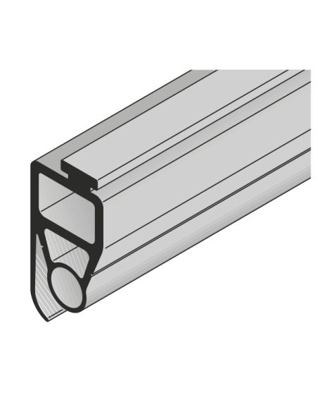 Hörmann podlahové tesnenie priemyselnej sekcionálnej brány SPU40/SPUF42