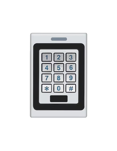 Oceľová kódovacia klávesnica s RFID čítačkou, 2-relé