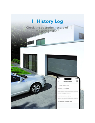 Meross Wi-Fi spínač pre ovládanie troch garážových brán, Apple HomeKit