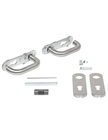 Hörmann sada kľučiek pre vnútorné dvere typ D110, nerezová oceľ, oblá