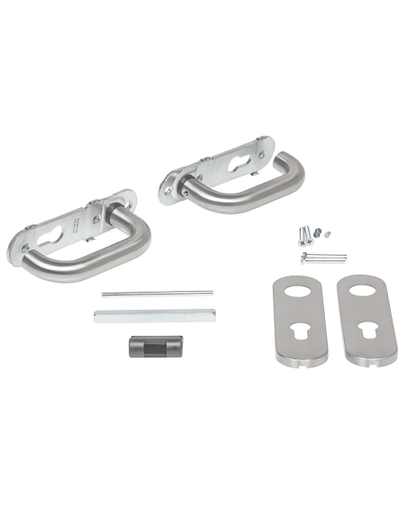 Hörmann sada kľučiek pre vnútorné dvere typ D110, nerezová oceľ, oblá