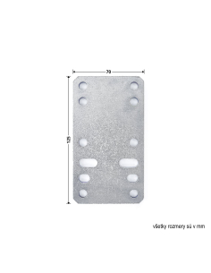 Hörmann predlžovacia platňa VP 1, pozinkovaná oceľ, pre RotaMatic 2