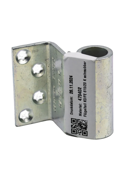 Hörmann krídlová časť závesu, pozinkovaná, KO/FE 615/20 L, spodná