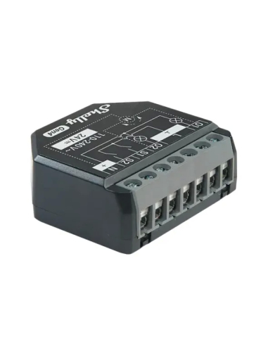 Shelly 2PM Gen4 - spínací modul s meraním spotreby 2x 10A (WiFi, Bluetooth, Zigbee, Matter)