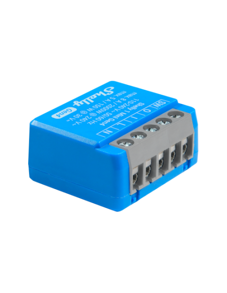 Shelly 1 Mini Gen4 spínací modul 1x 8A (WiFi, Bluetooth, Zigbee, Matter)