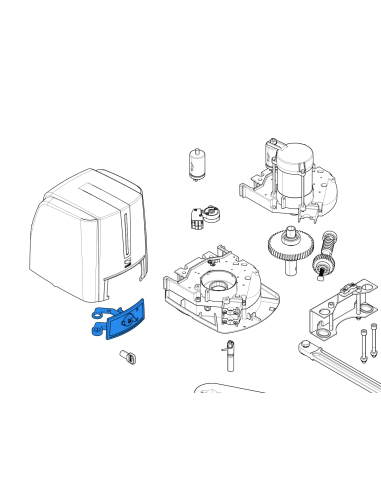 CAME dvierka mechanického odblokovania FAST séria 40 / 70