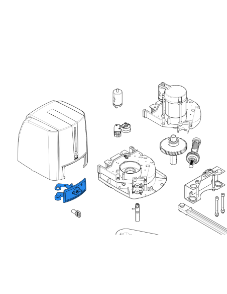 CAME dvierka mechanického odblokovania FAST séria 40 / 70