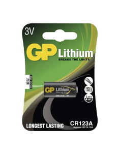 GP CR123A lítiová batéria 3 V