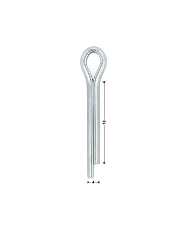 Hörmann závlačka 4 x 18 mm, pozinkovaná