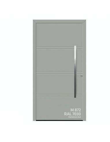 Dvere ThermoSafe motív 872 RAL 7030