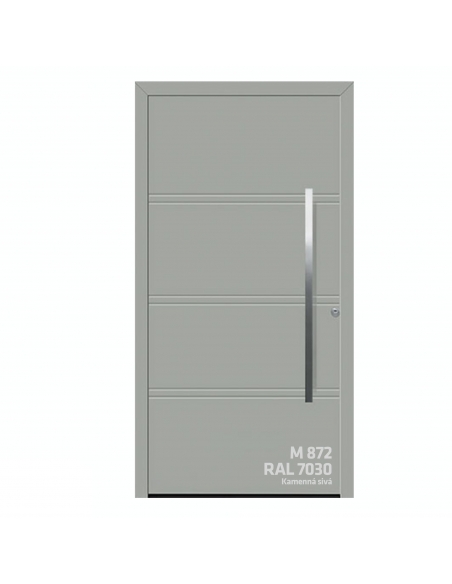 Dvere ThermoSafe motív 872 RAL 7030