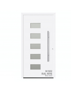 Dvere ThermoSafe motív 502 RAL 9016