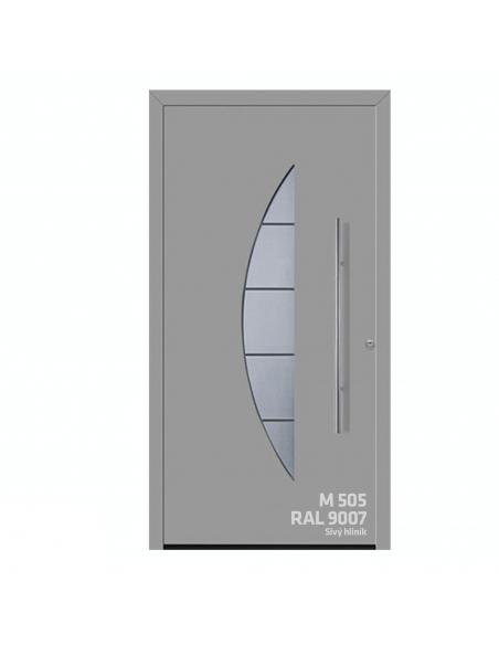 Dvere ThermoSafe motív 505 RAL 9007
