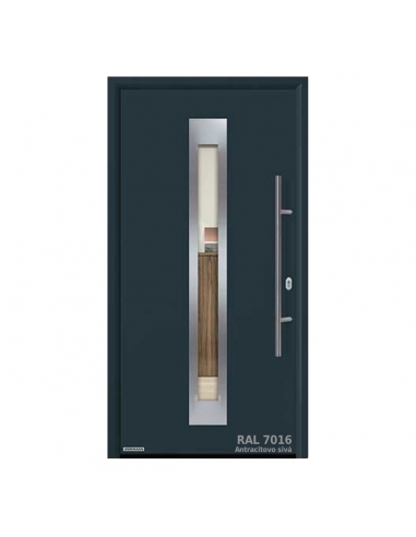 Dvere Thermo65 motív 750F RAL 7016