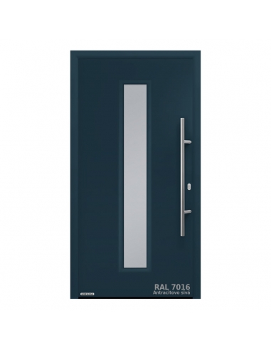 Dvere ISOPRO motív 020 RAL 7016