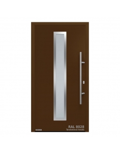 Dvere ISOPRO motív 700S RAL 8028