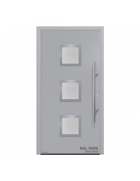 Dvere ISOPRO motív 810S RAL 9006
