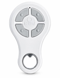 Key Automation diaľkový ovládač 900SUB-44WR, 4-kanálový, 433 MHz, plávajúci kód, biely