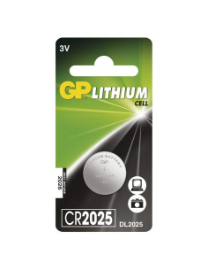 GP CR2025 lítiová gombíková batéria 3 V