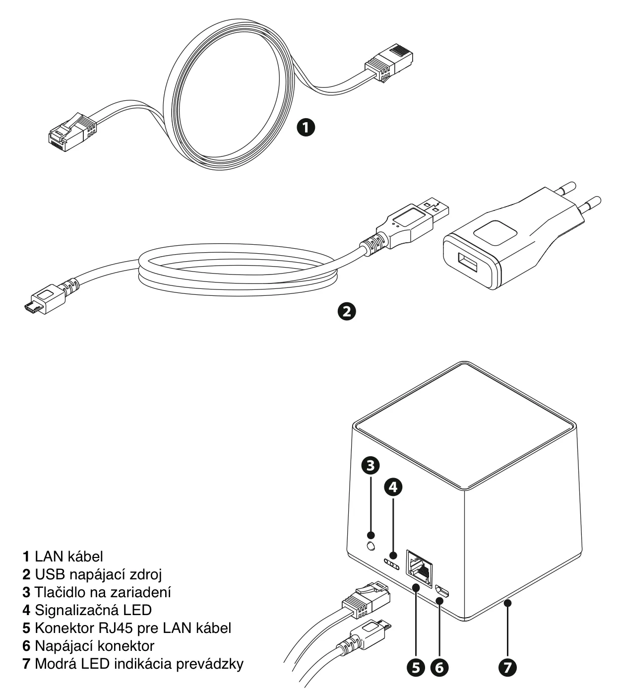 Came QBE WIFI / Ethernet Brána Came Connect